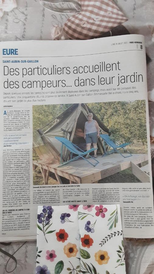 Lodge Exterieur 2 Personnes Saint-Aubin-sur-Gaillon Экстерьер фото